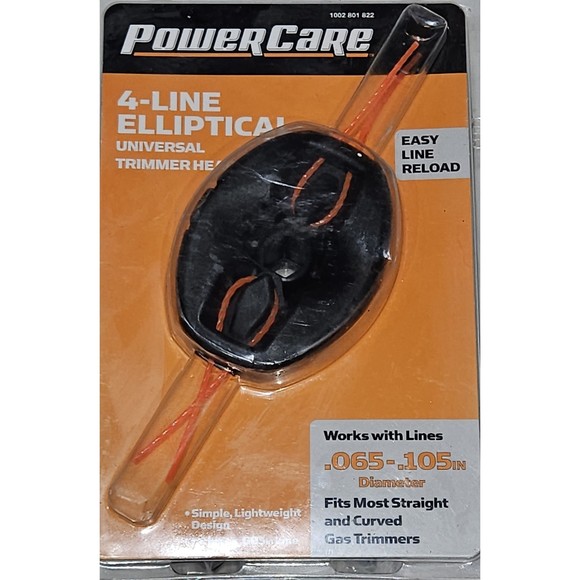 New PowerCare 4 Line Elliptical Universal Trimmer Head For Gas Trimmers - Picture 2 of 8